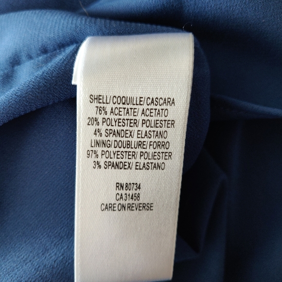 BCBG Strapless Navy Blue Cocktail Dress - Picture 9 of 9